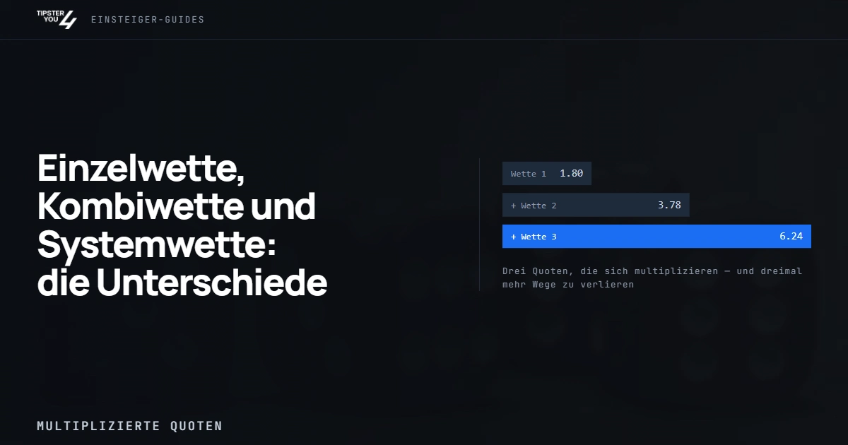 Eine Dreierkombi, deren Quoten sich zu 6.24 multiplizieren