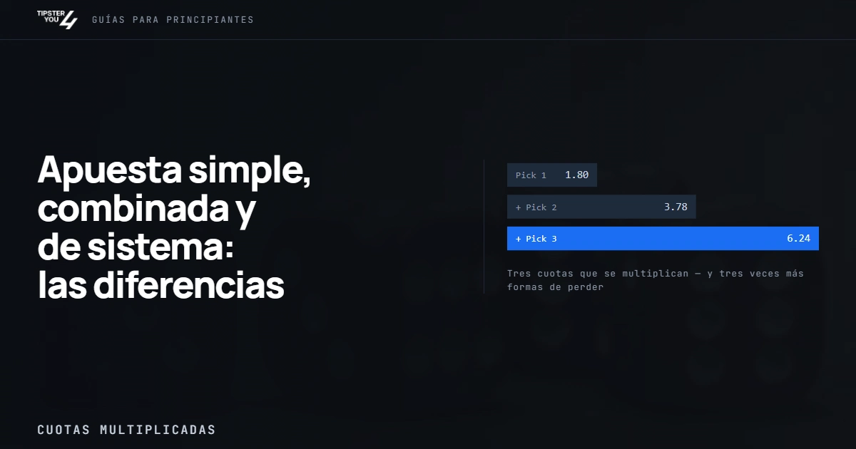 Una combinada de tres selecciones cuyas cuotas multiplicadas dan 6.24